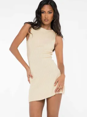 Osment Knit Mini Dress Cream