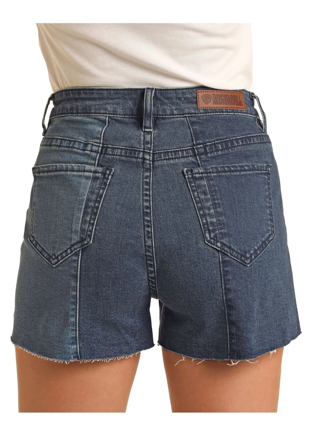 Panhandle Slim Womens Indigo Panel Shorts