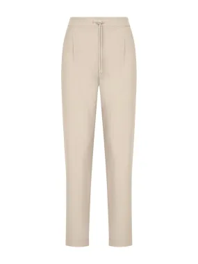 Pantalone Jogger in tessuto Compact - Champignon