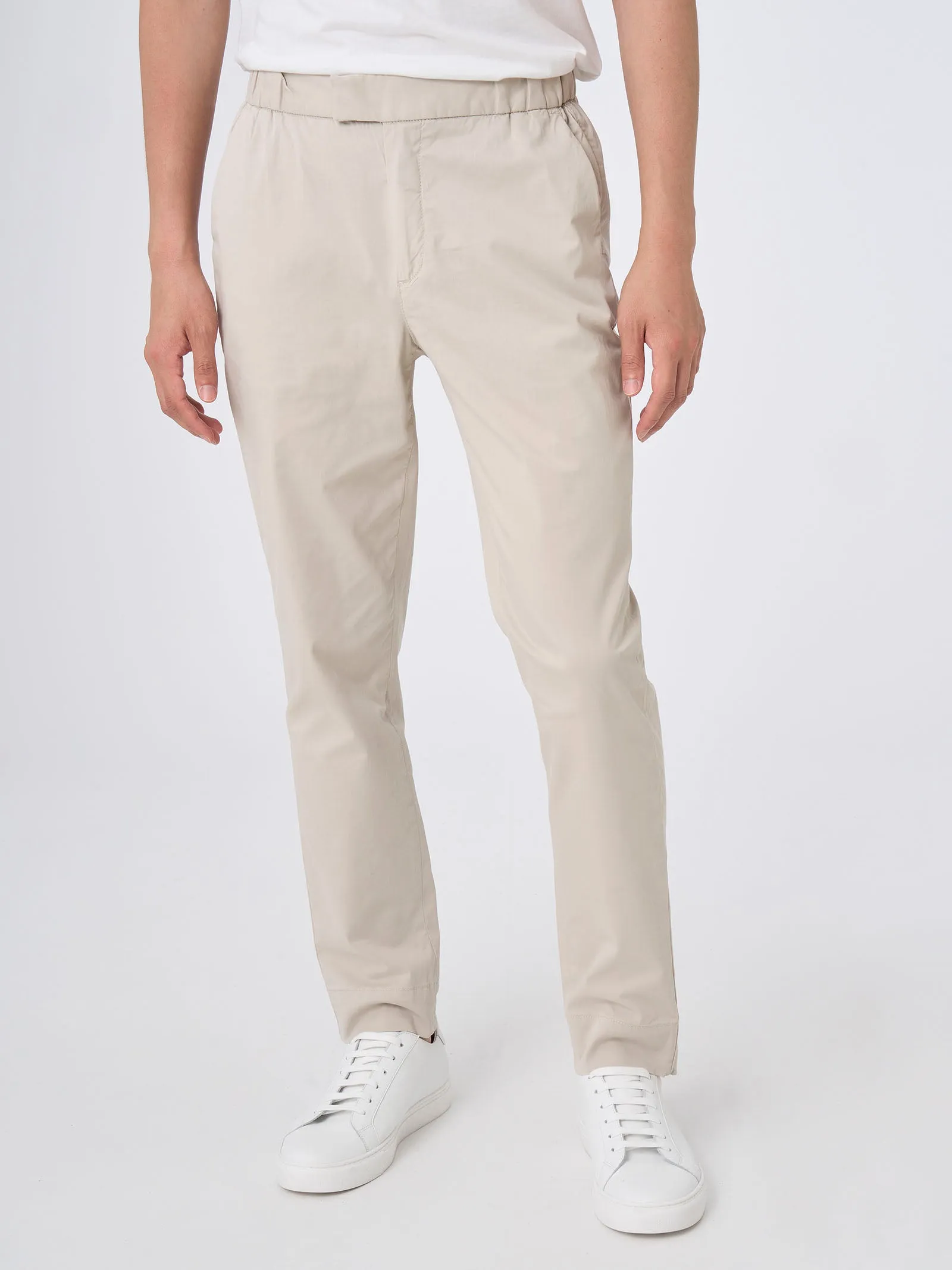 Pantalone jogger in Twill Eco Cotton - Glace'