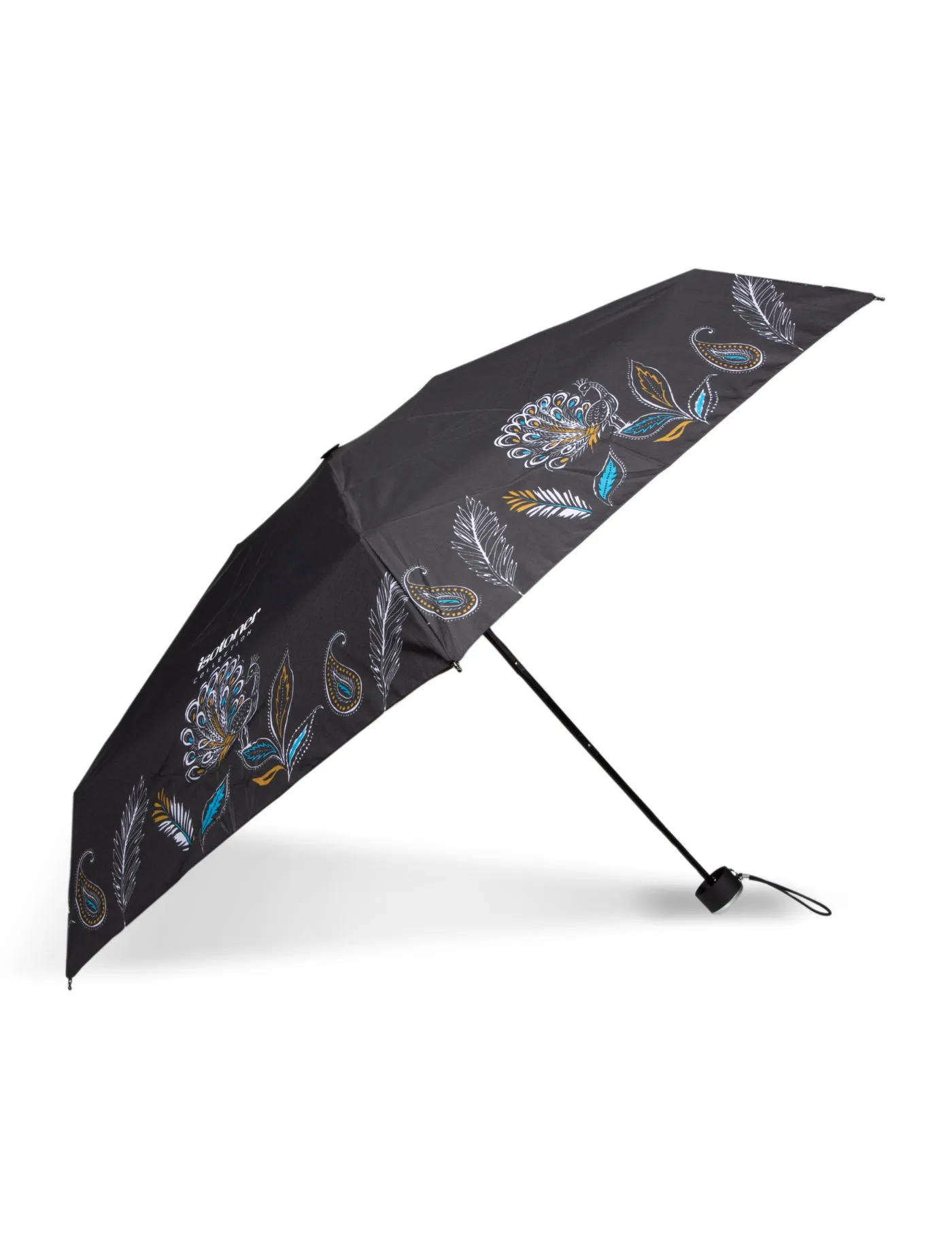 Parapluie Mini Slim Paon frise