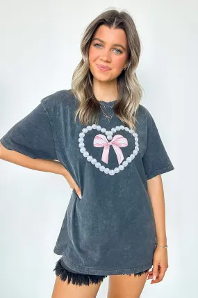 Pearls and Bows Vintage Graphic Tee