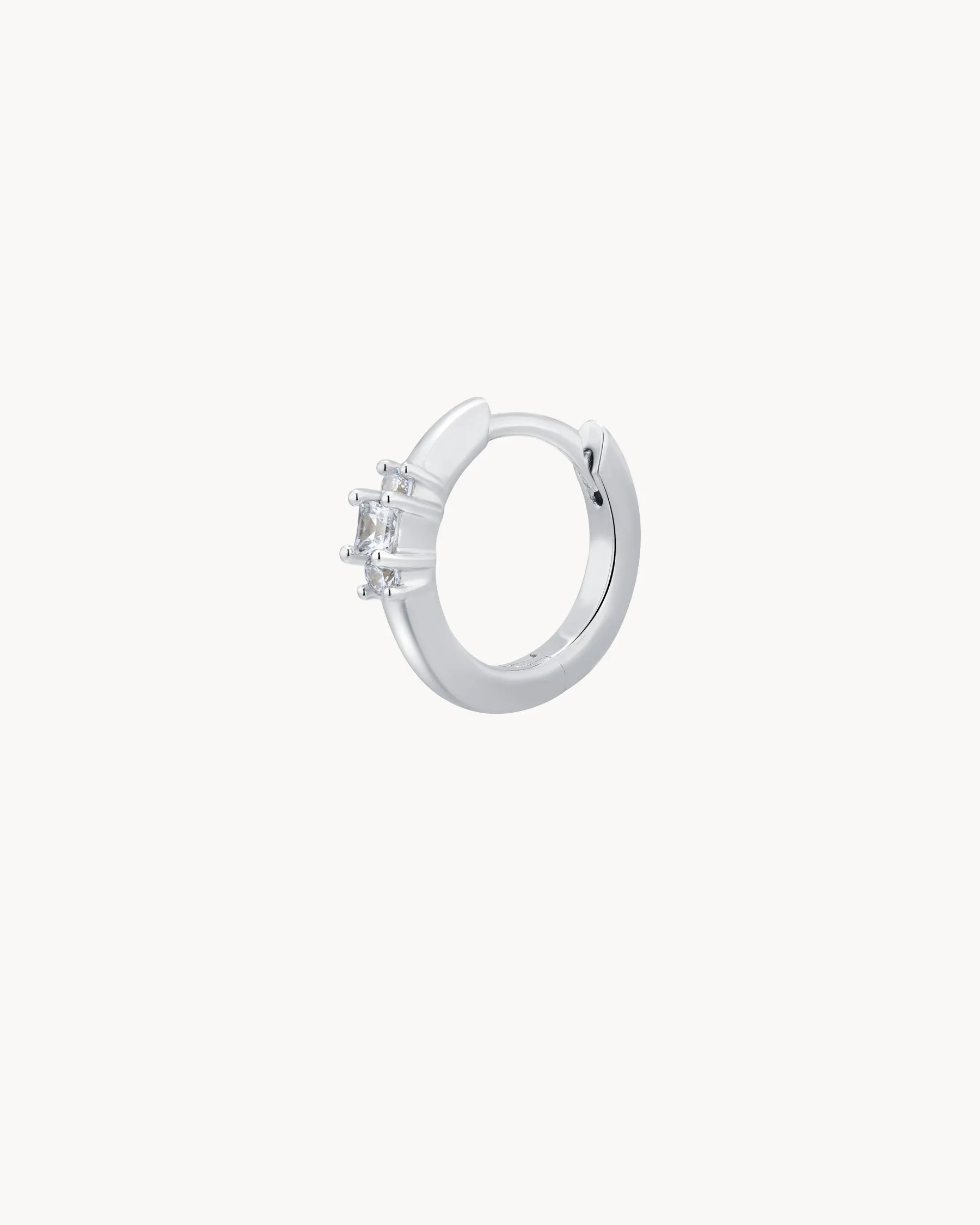 Pendiente Forever Mini Hoop | Plata 925