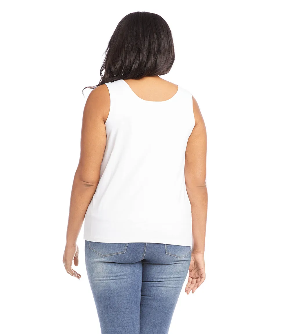 Plus Size Scoop Tank