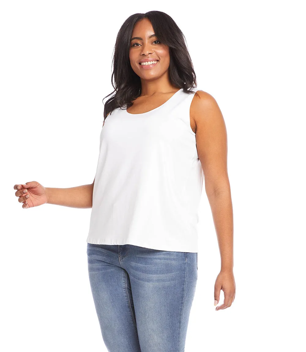 Plus Size Scoop Tank