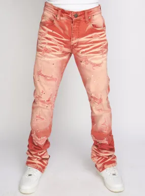 Politics - Flare Skinny Stacked Ramsey516 - Red Wash