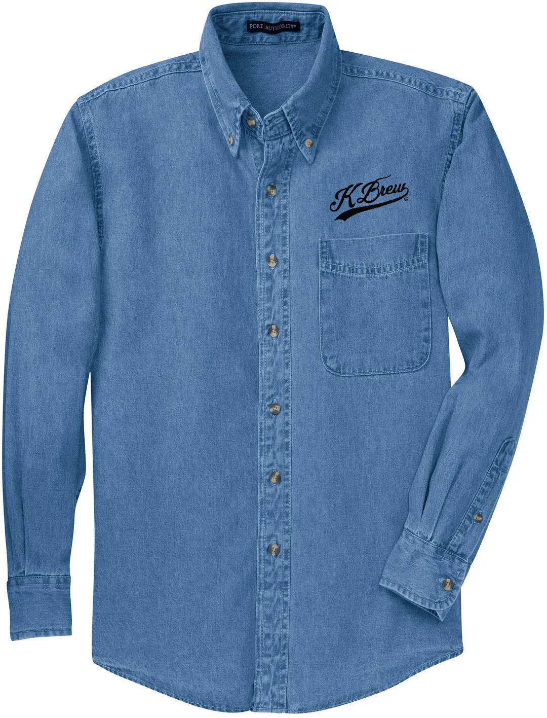 Port Authority Tall Long Sleeve Denim Shirt