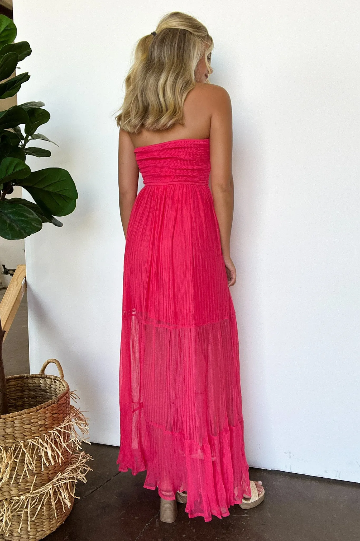 Proof of Perfection Tiered Smocked Maxi Dress