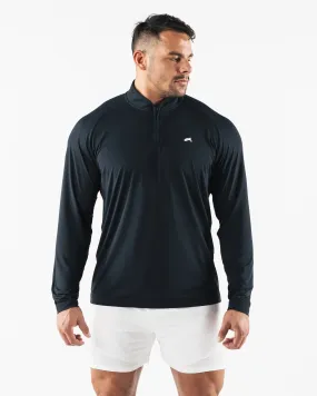 Racer Quarter Zip - Black