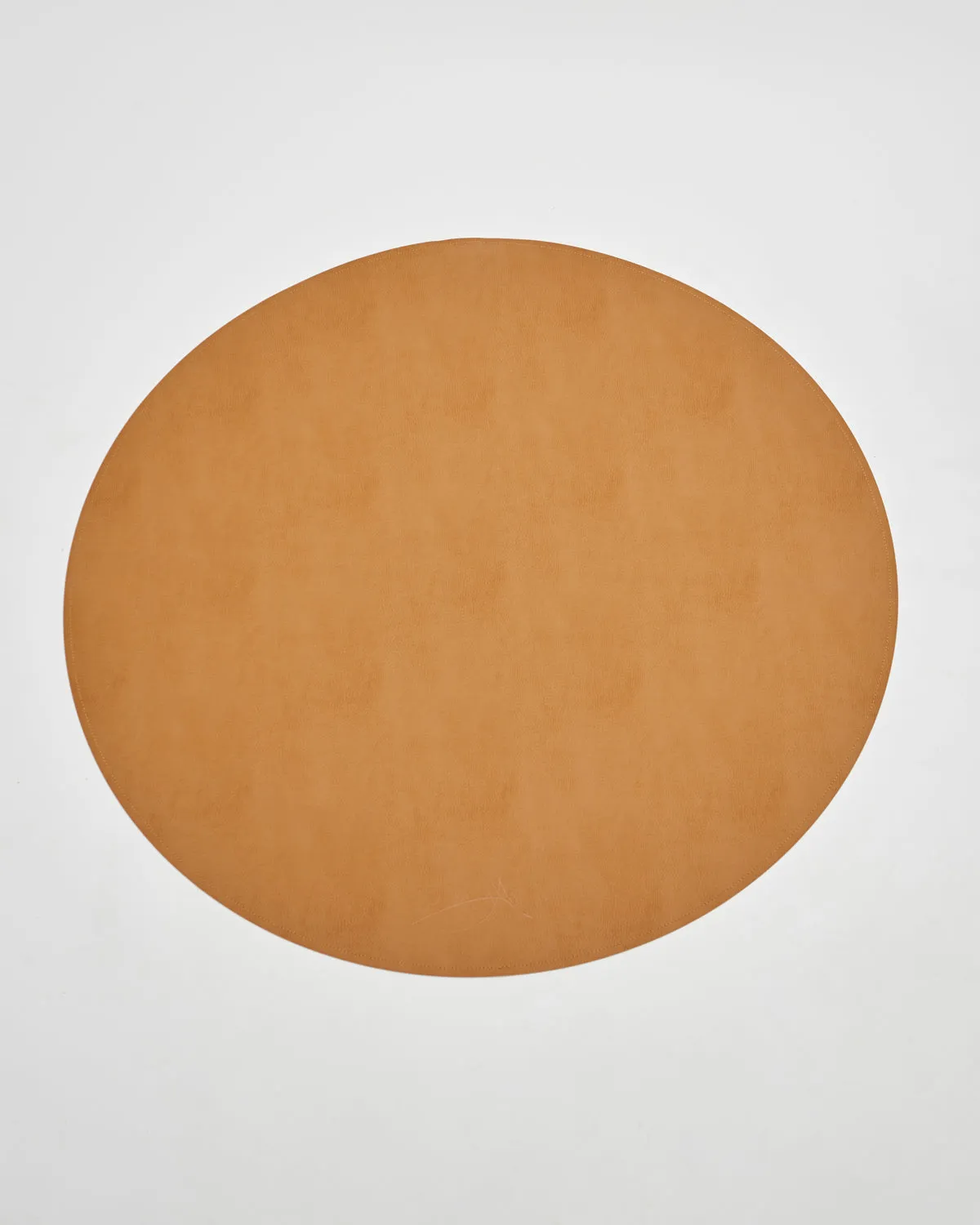 Round Leather Mat