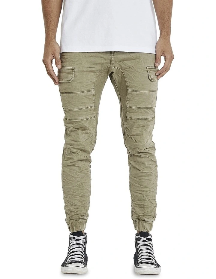 Salem Denim Jogger in Highland Green