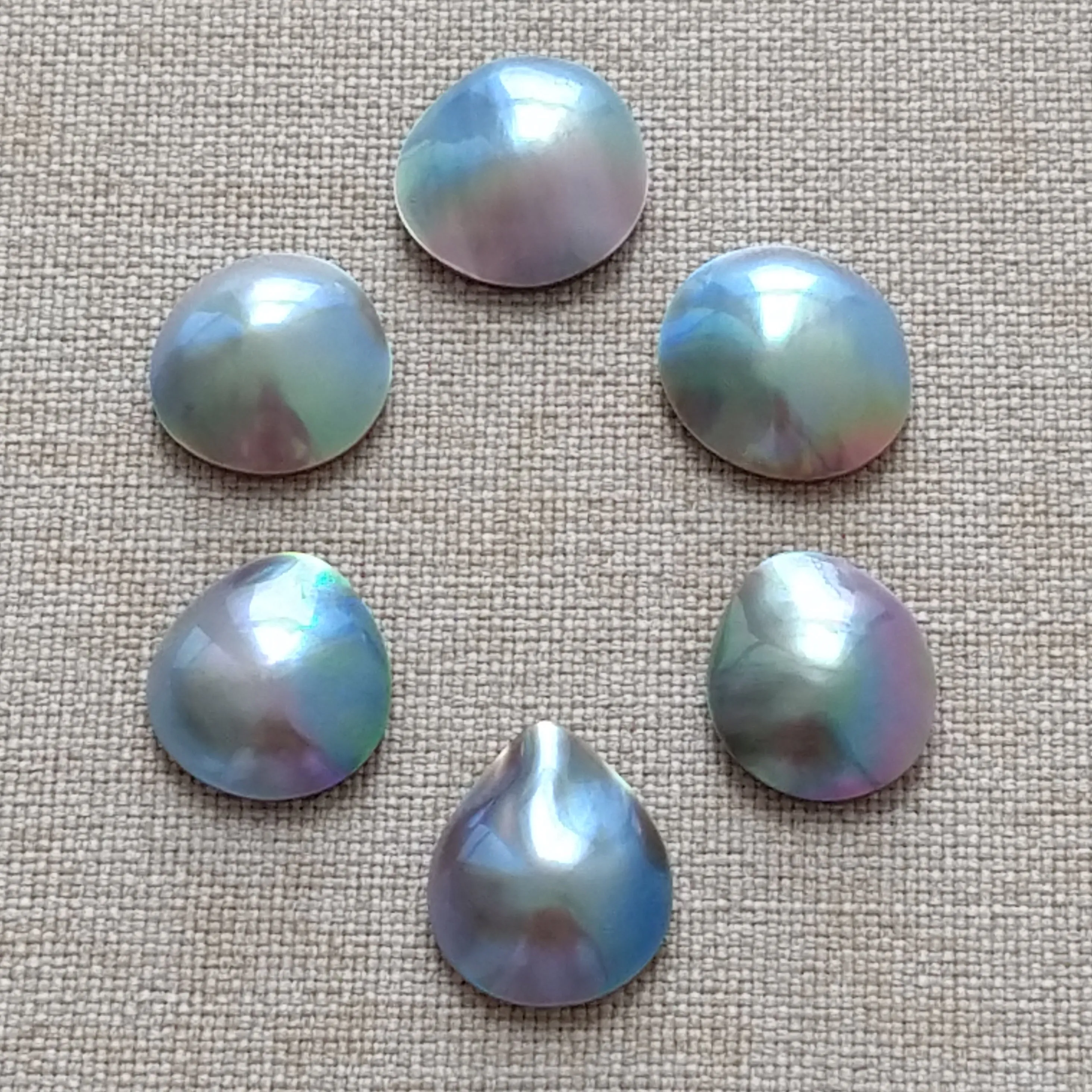 SET of 6 Cortez Mabe Pearls A grade