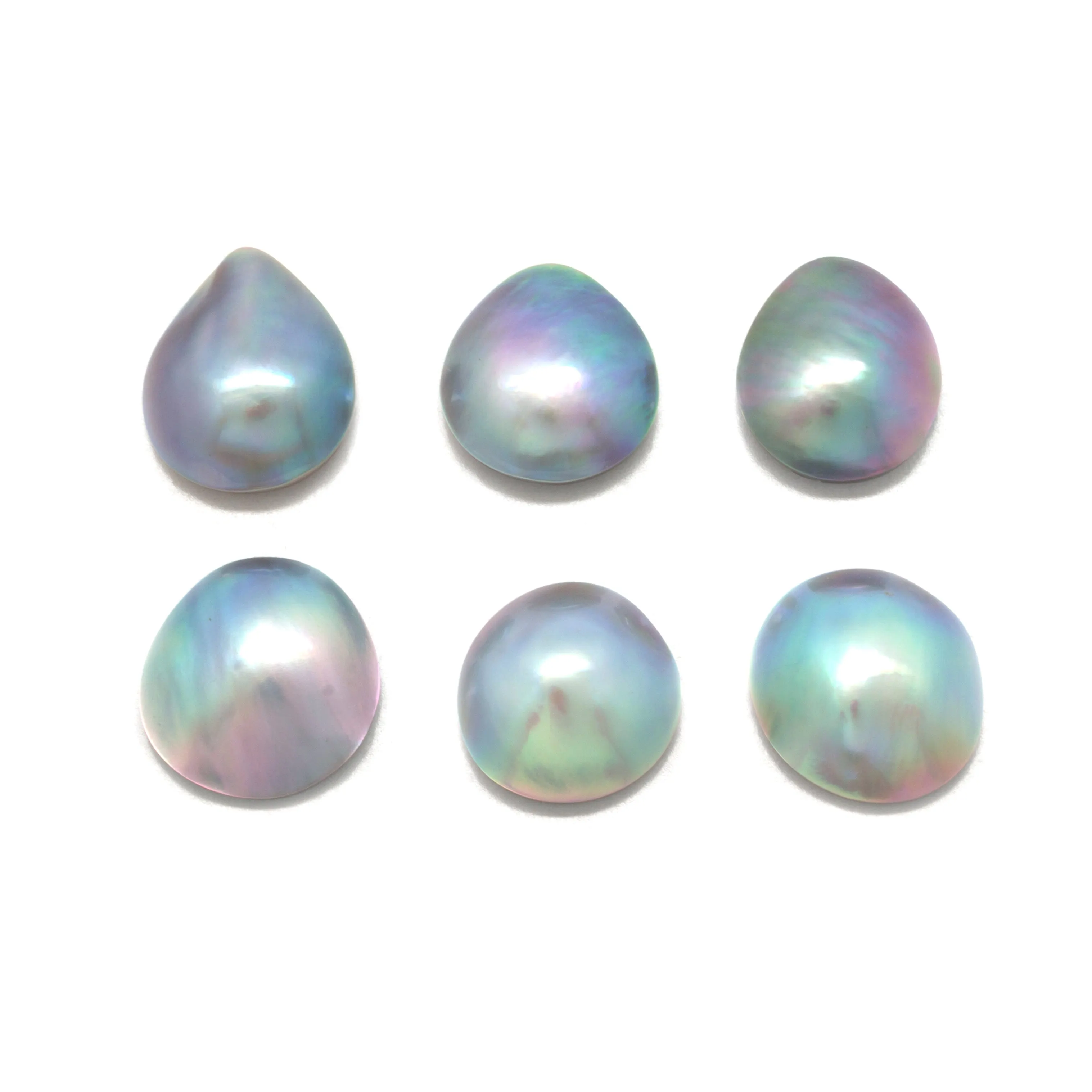 SET of 6 Cortez Mabe Pearls A grade