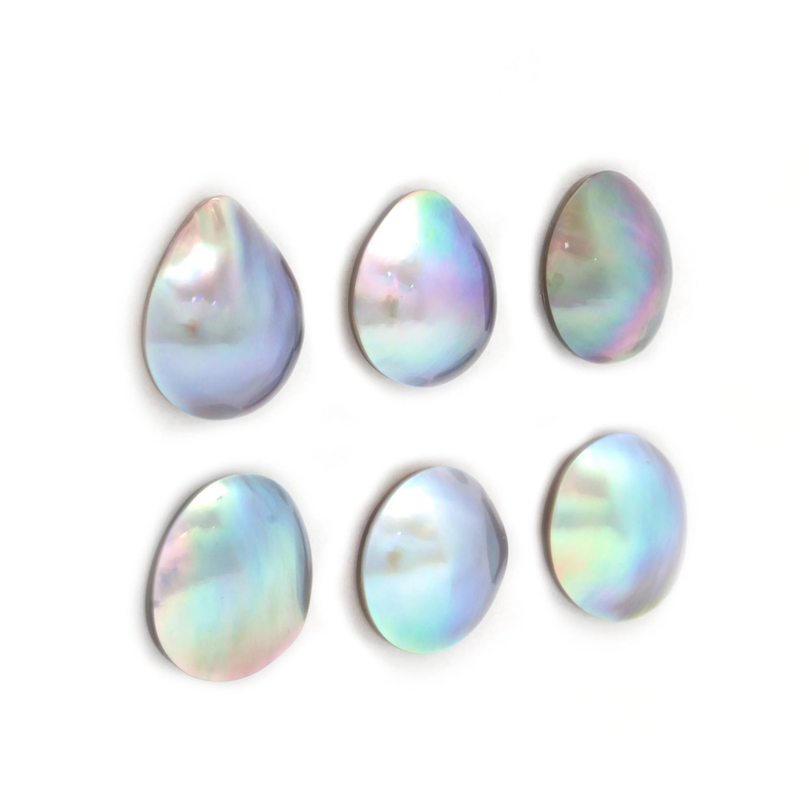 SET of 6 Cortez Mabe Pearls A grade