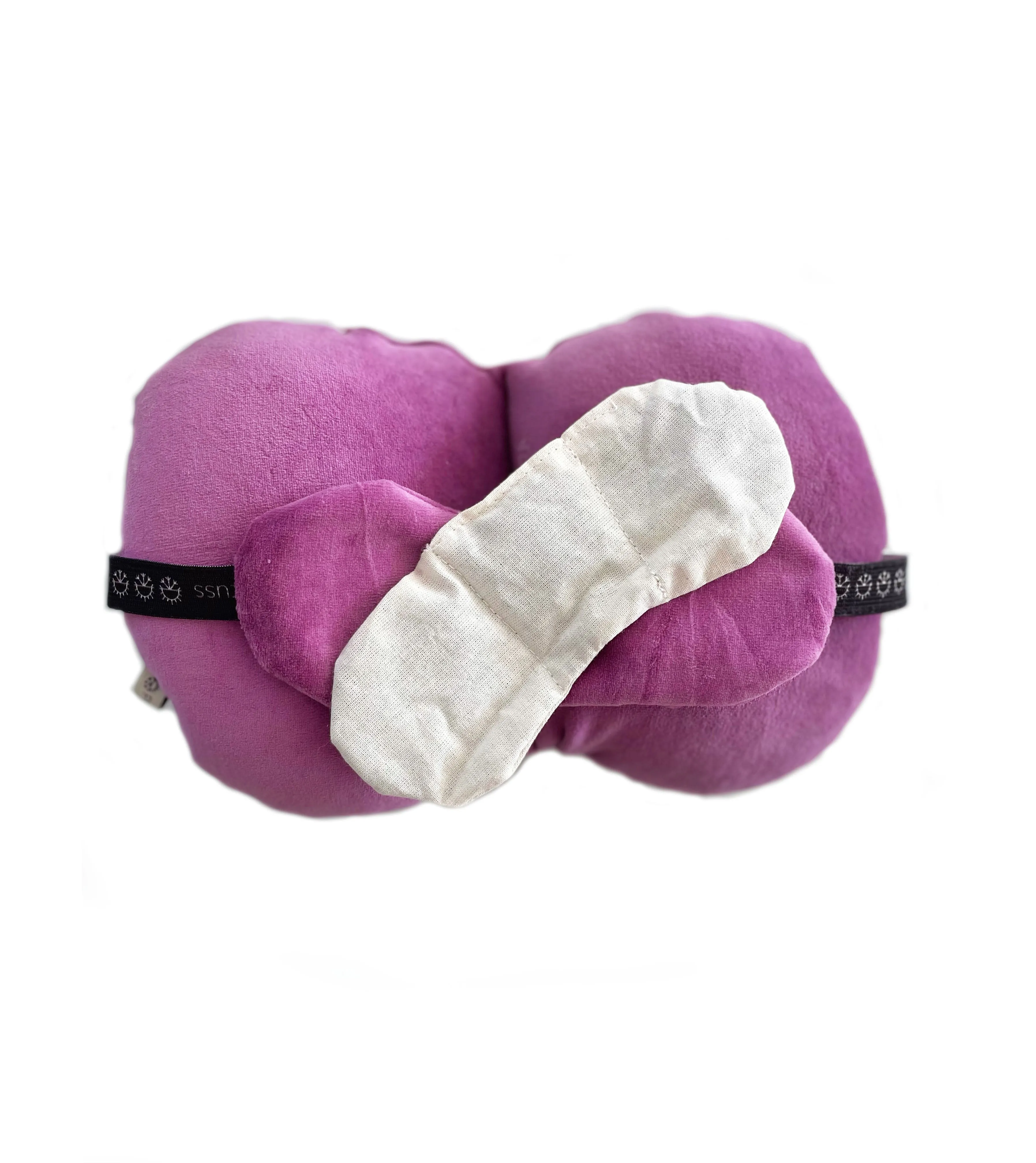 SET  WITH LAVENDER MASK & NECK PILLOW