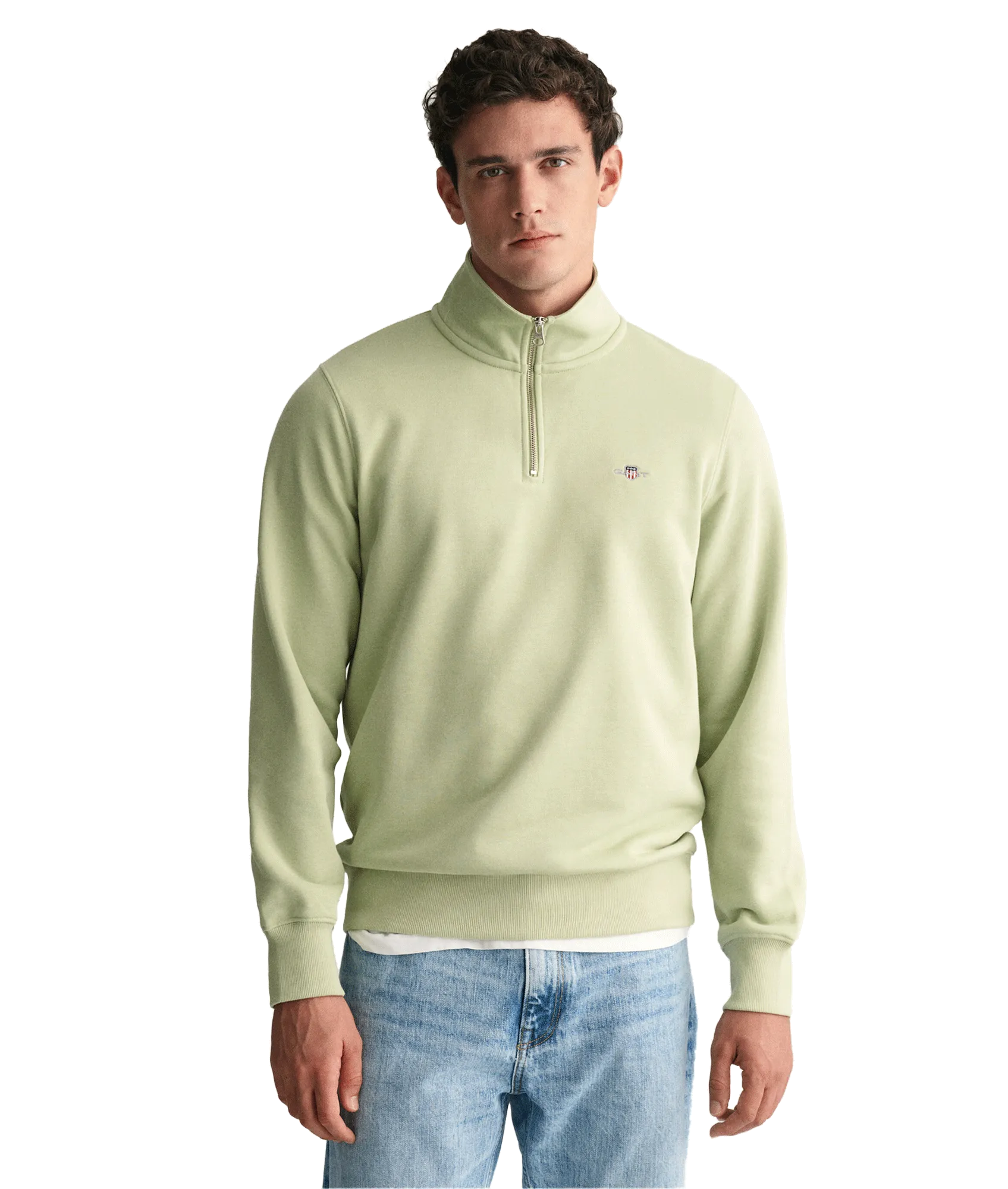 Shield Half-Zip Sweatshirt - Green