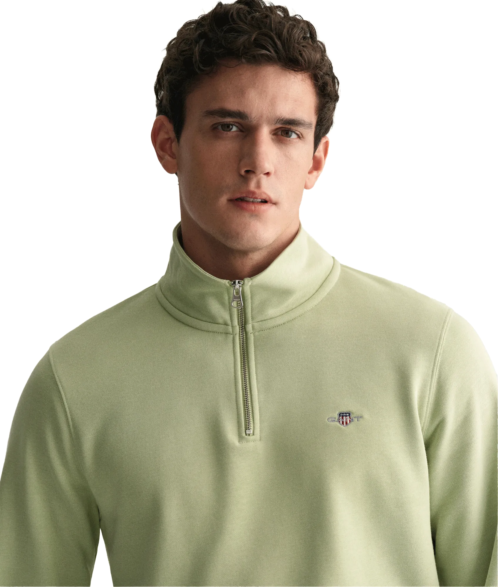 Shield Half-Zip Sweatshirt - Green