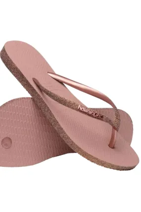 Slim Sparkle Sandal in Crocus Rose