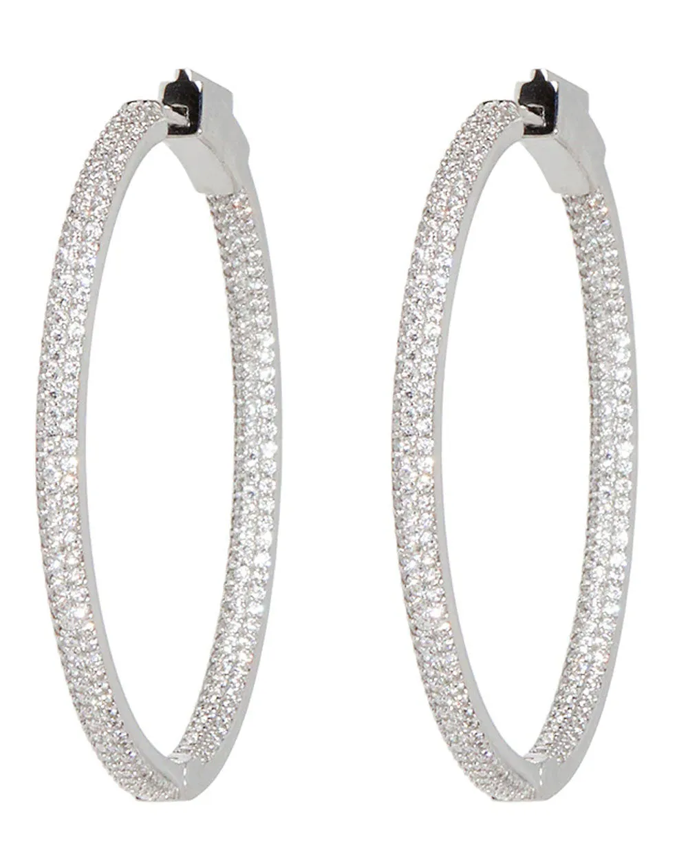 Slim Tire Hoop Earrings