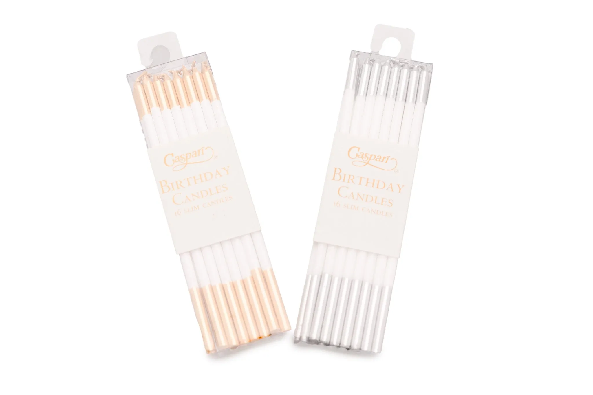 Slim Two Tone Birthday Candles