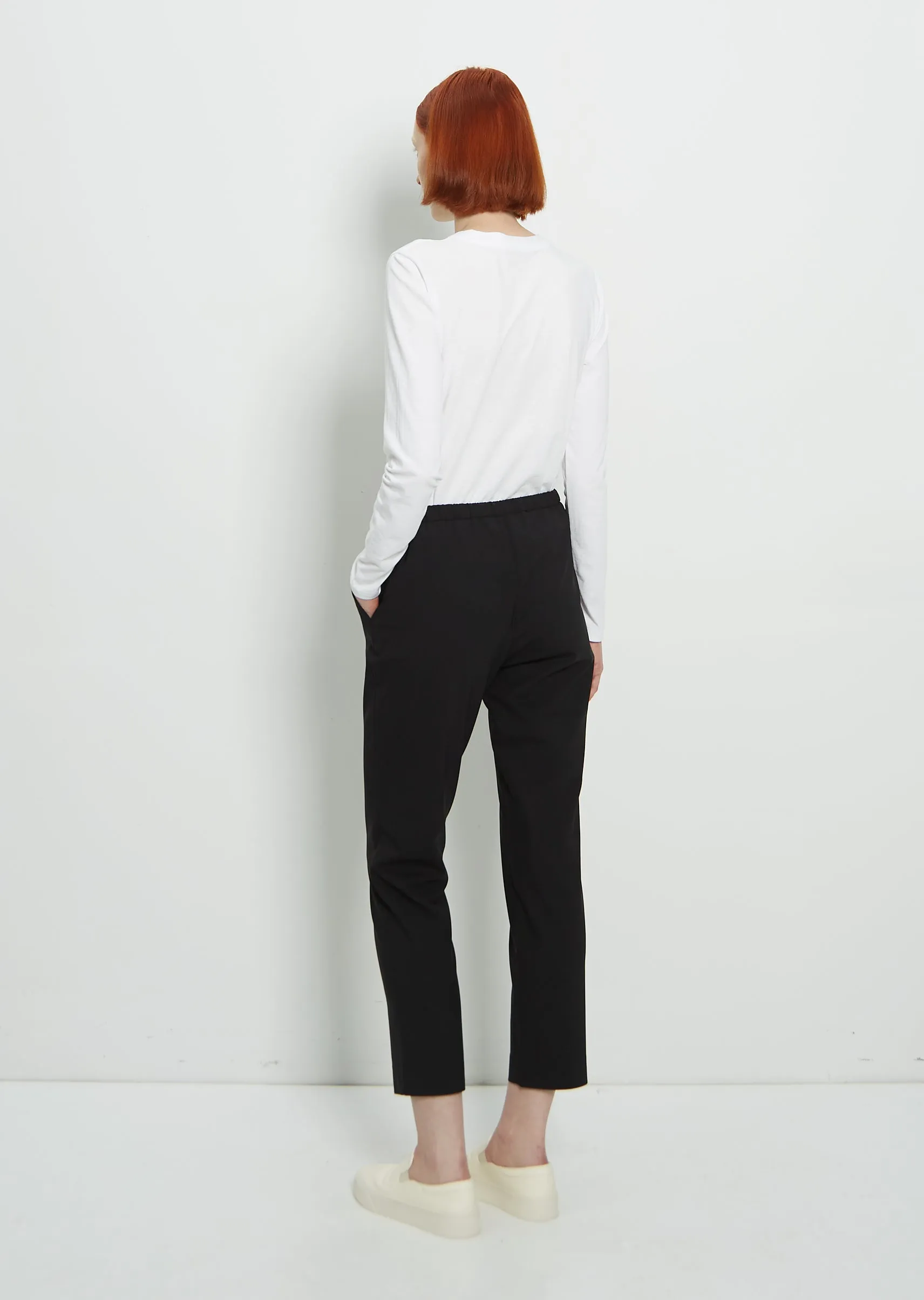 Stretch Wool Slim Pull On Pant