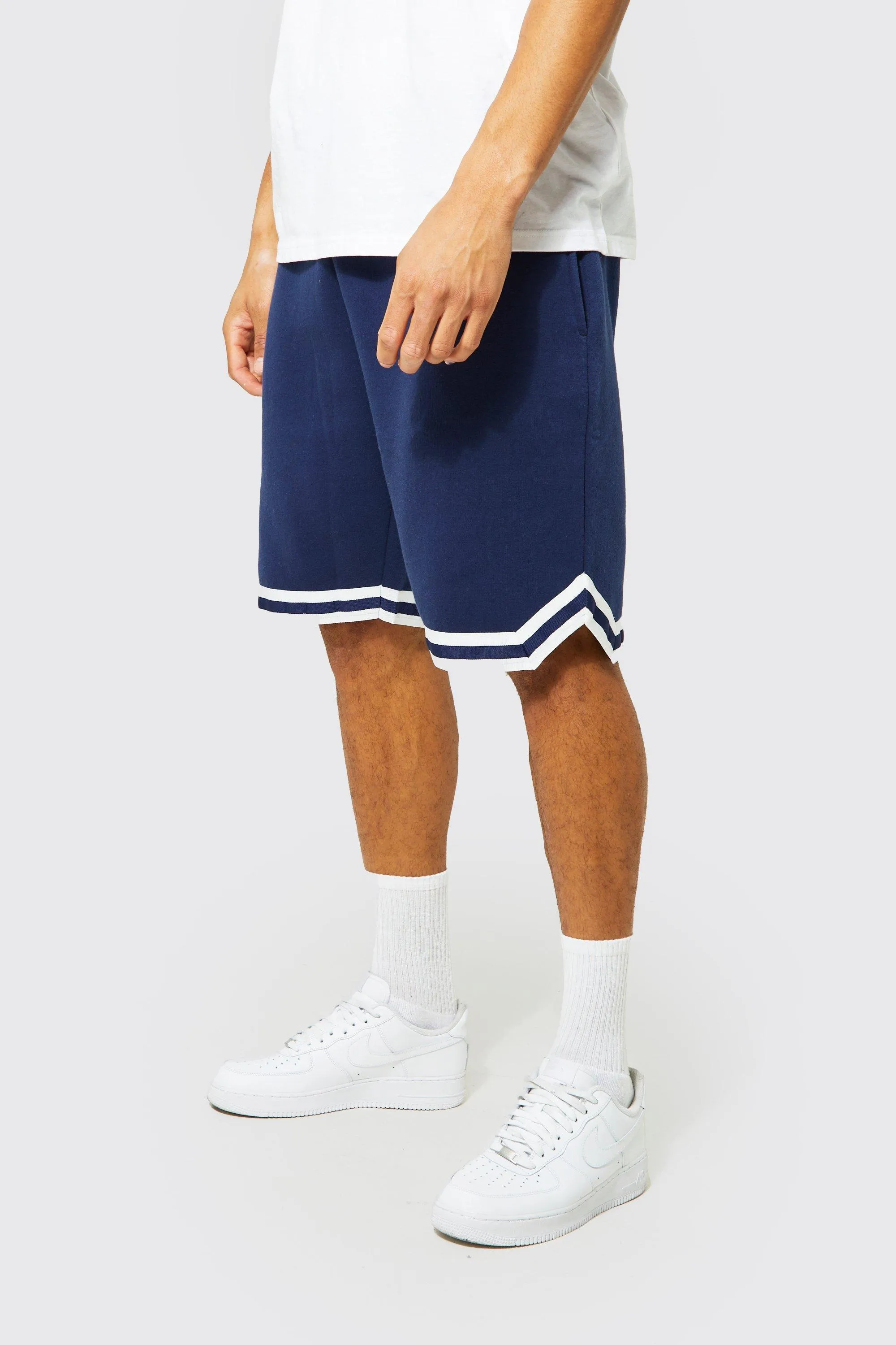 Tall Basketball Jersey Short With Tape