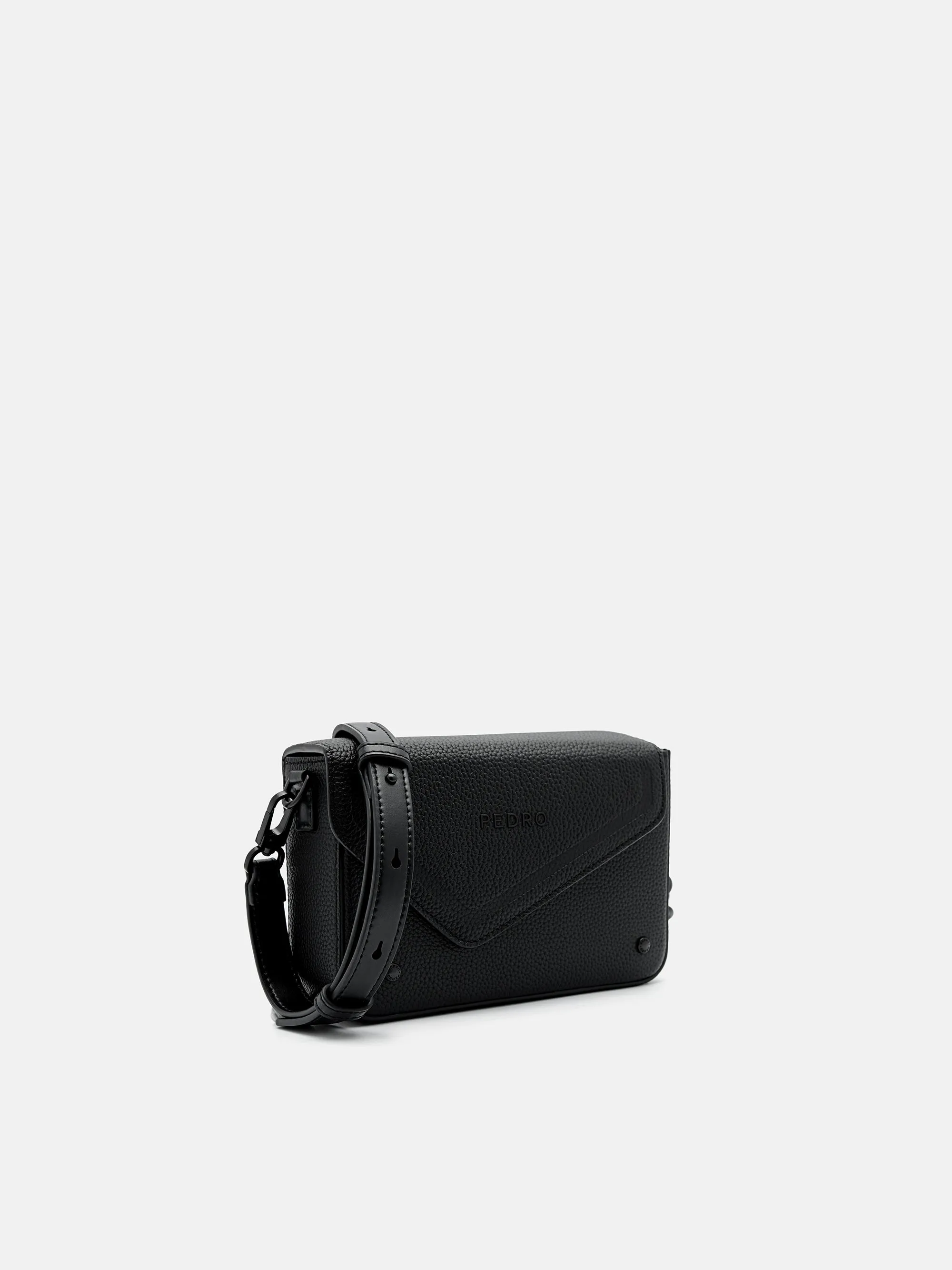 Taper Leather Boxy Sling Bag