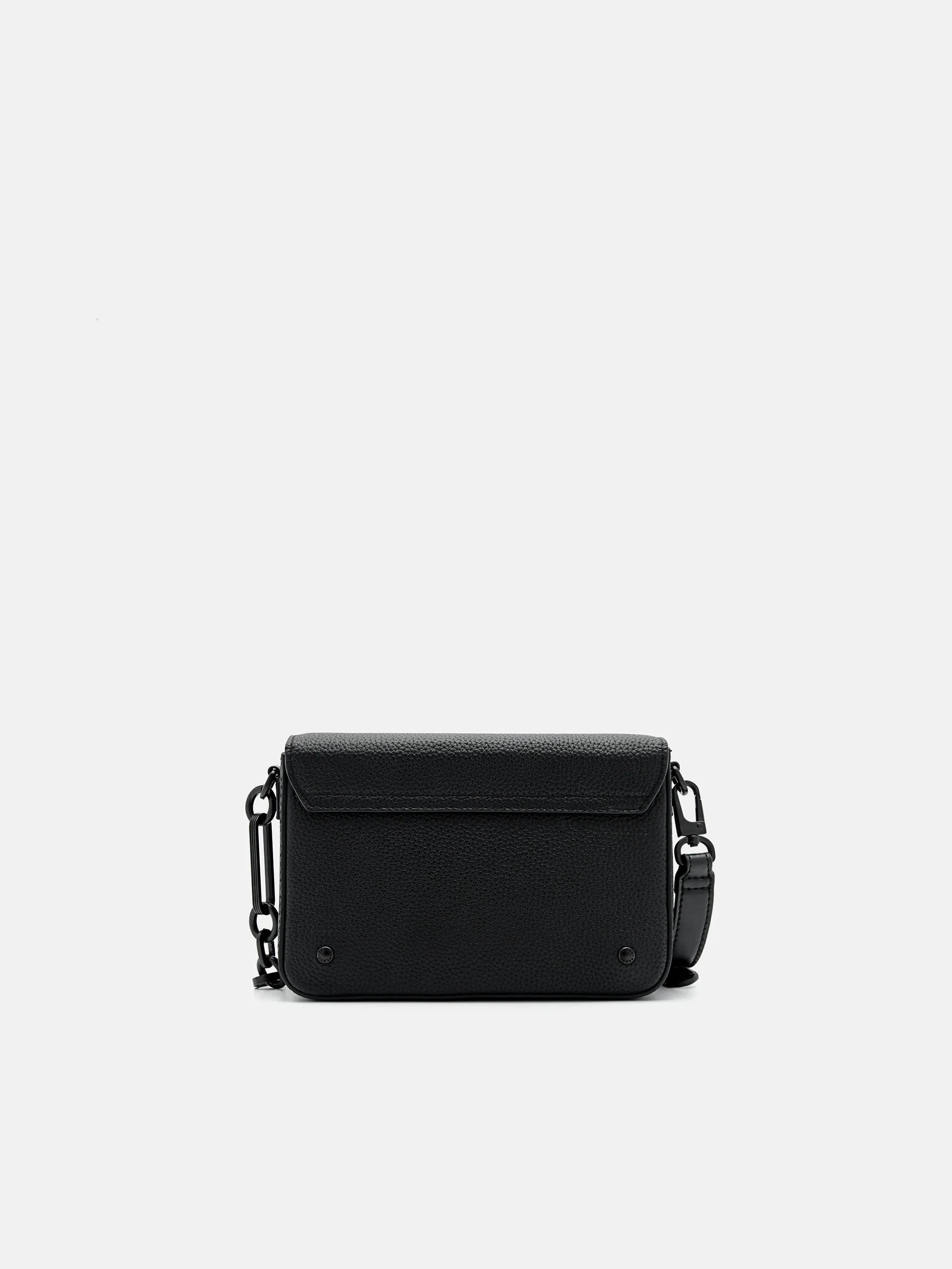 Taper Leather Boxy Sling Bag