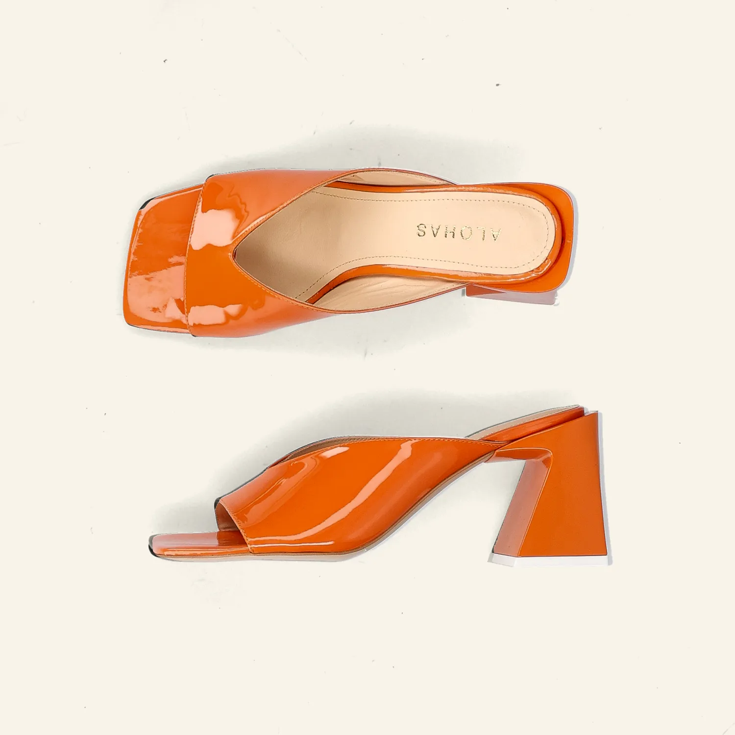 TASHA | Orange Leather