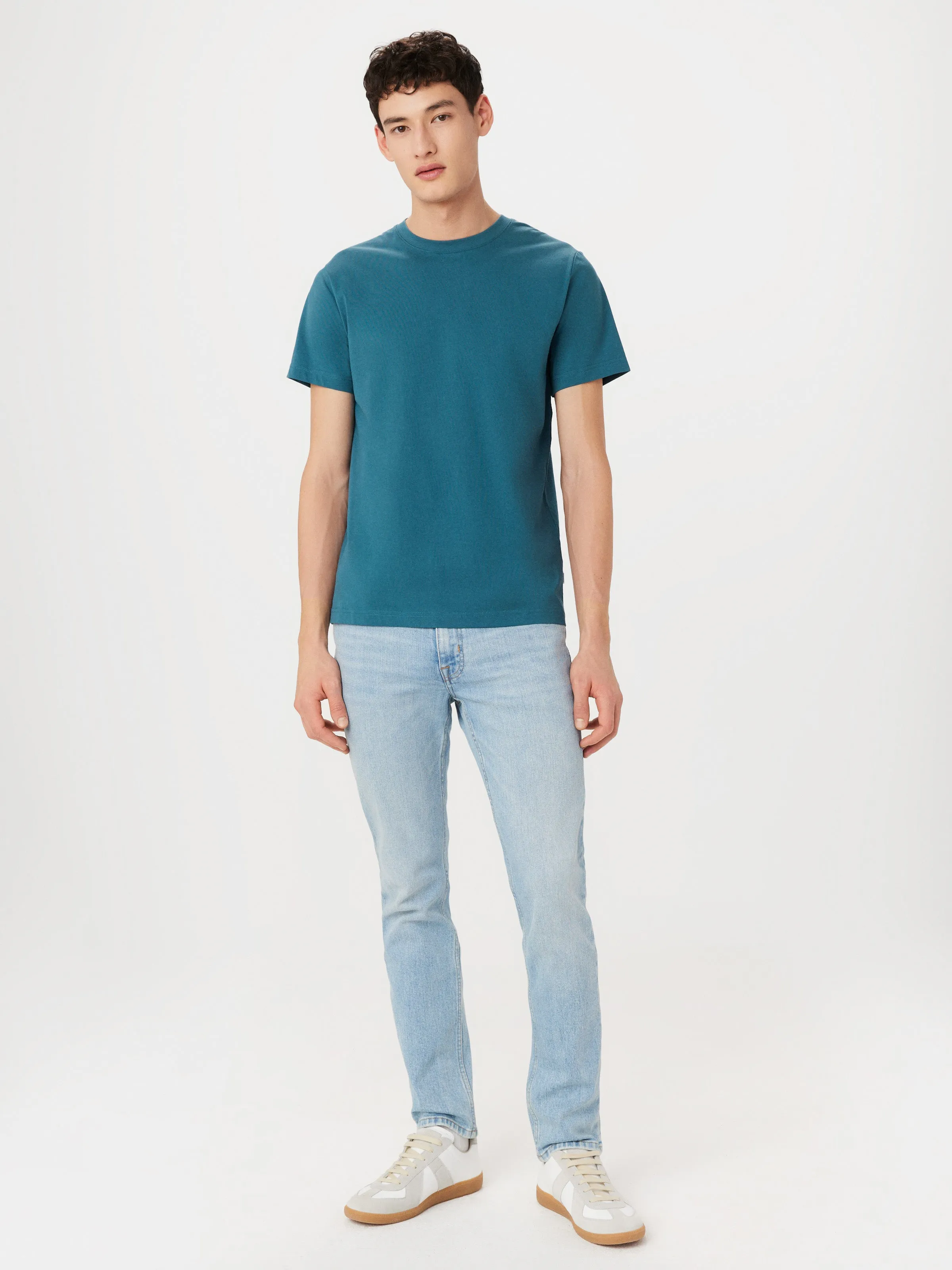 The Essential Slim T-Shirt in Mallard Blue