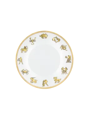 The Everyday Dessert Plate, Set of 4 - Gold Zodiac / Porcelain