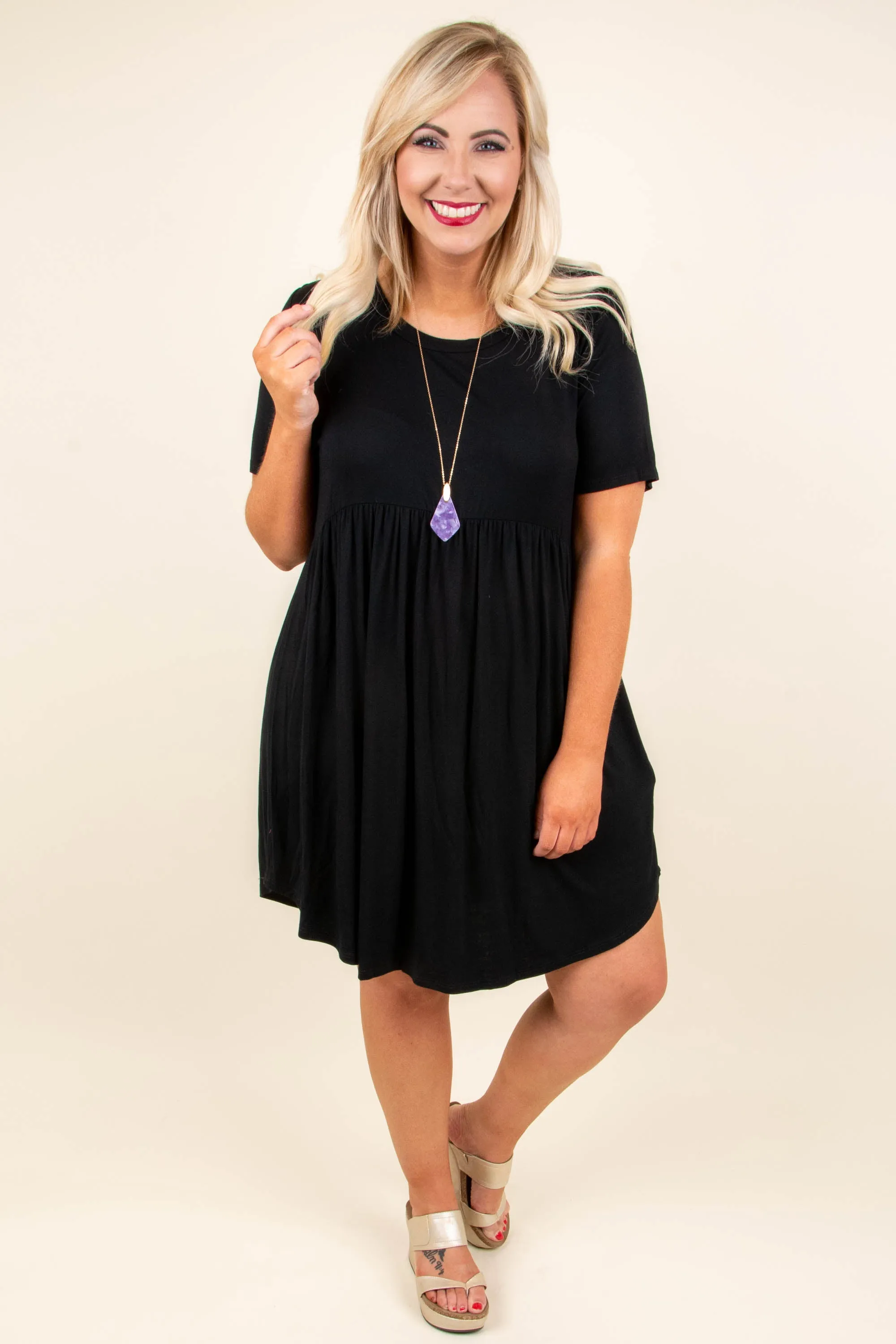 The Sawyer Dress, Black