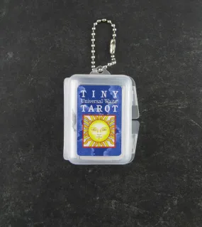 Tiny Universal Waite Tarot Cards Keychain