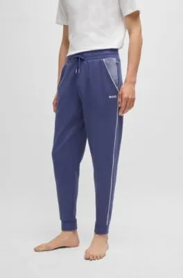 Tracksuit bottoms with contrast piping