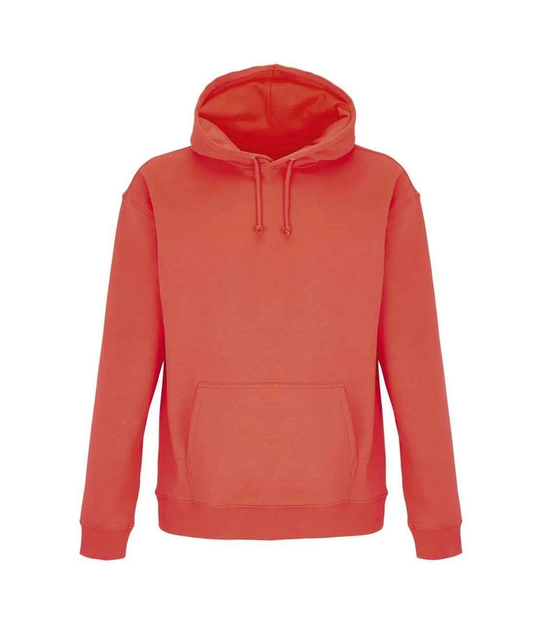 Unisex adult condor hoodie pop orange SOLS