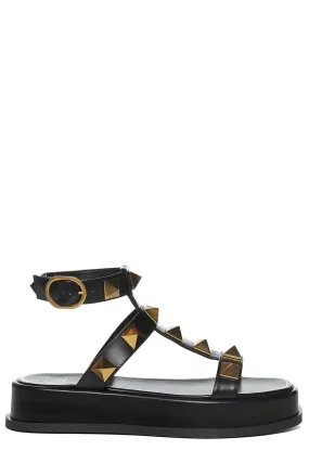 Valentino Garavani Rockstud Flatform Sandals