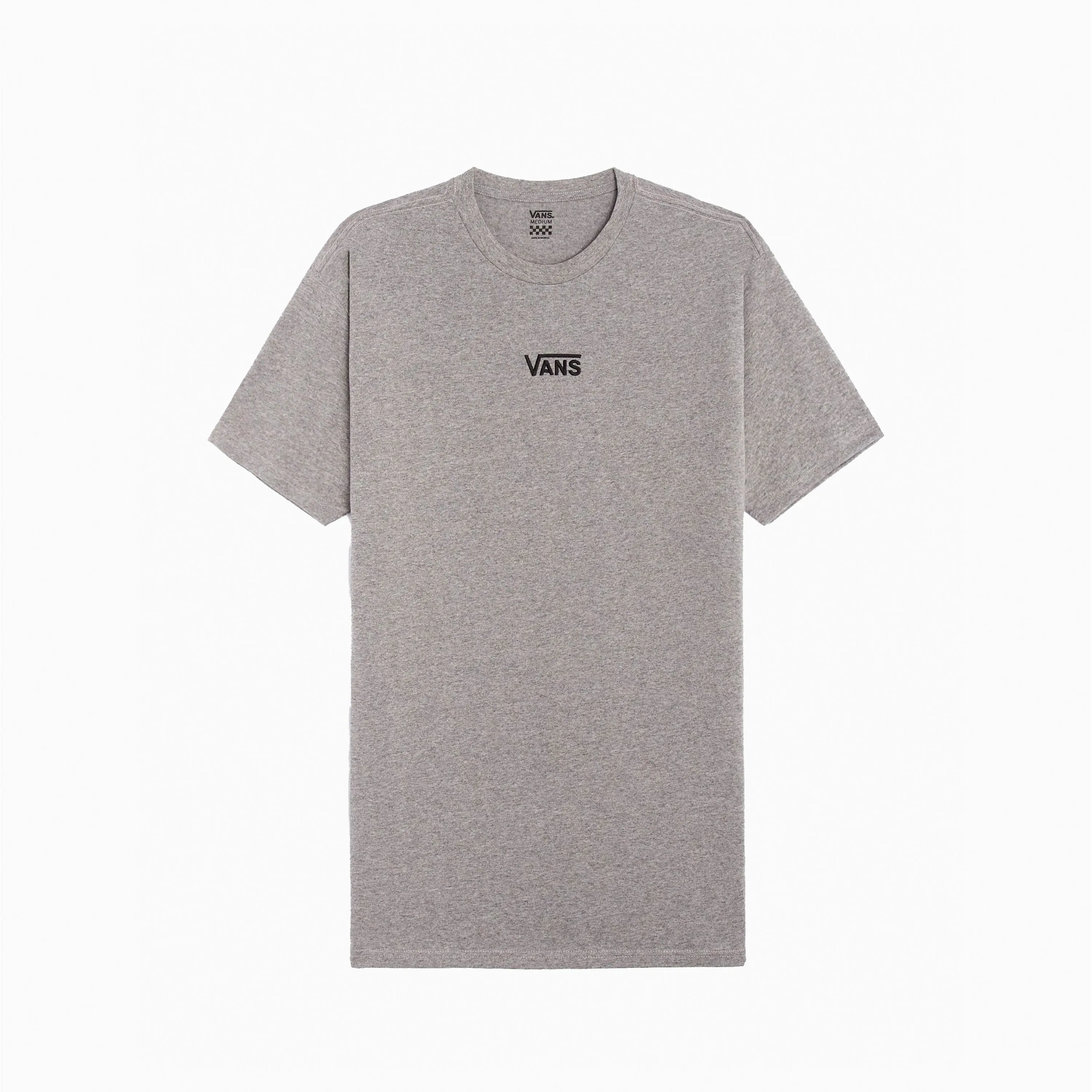 VANS CENTER VEE T-SHIRT DRESS GREY & BLACK - VN0A4RU202F