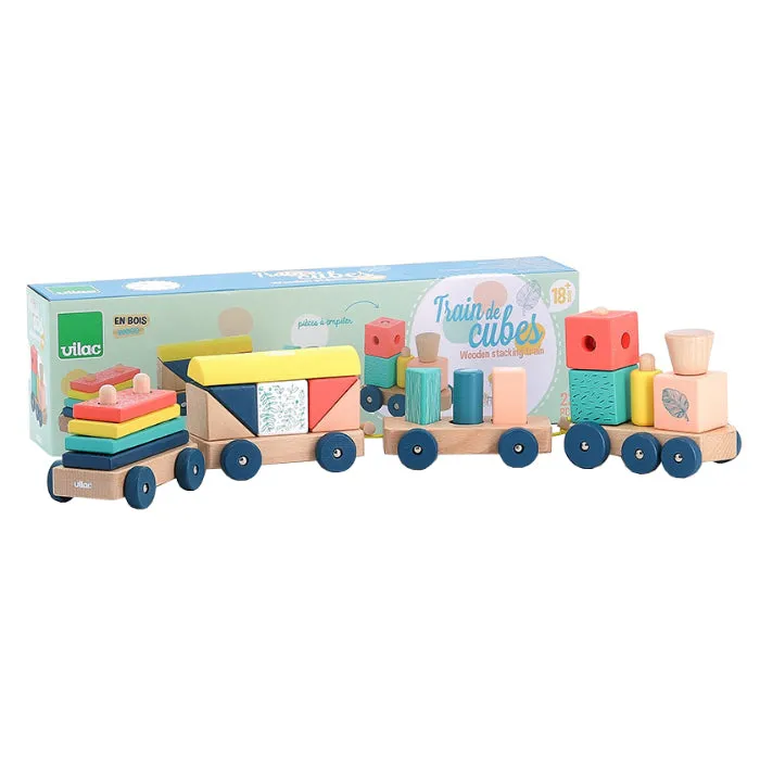 Vilac Sous La Canopee Wooden Train Set