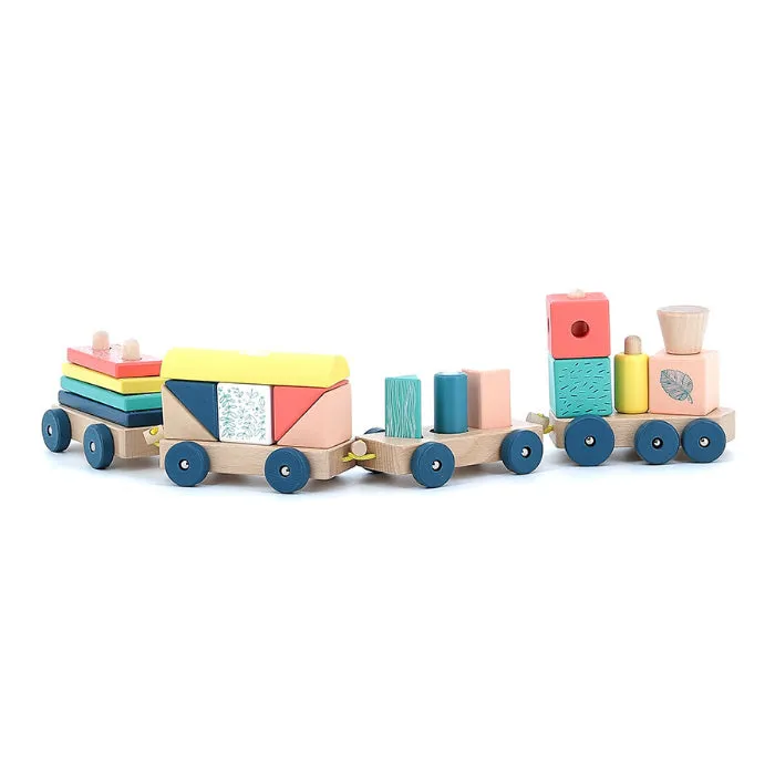 Vilac Sous La Canopee Wooden Train Set