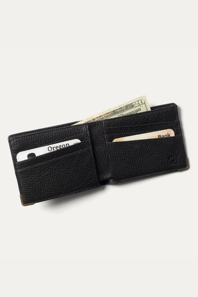 William Italian Leather Billfold