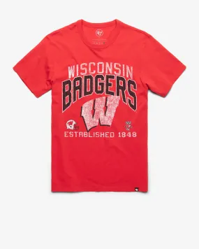 WISCONSIN BADGERS TURNED UP '47 FRANKLIN TEE