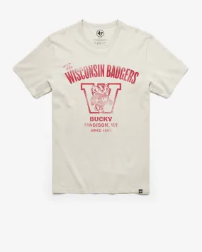 WISCONSIN BADGERS VINTAGE WIDE OPEN '47 FRANKLIN TEE