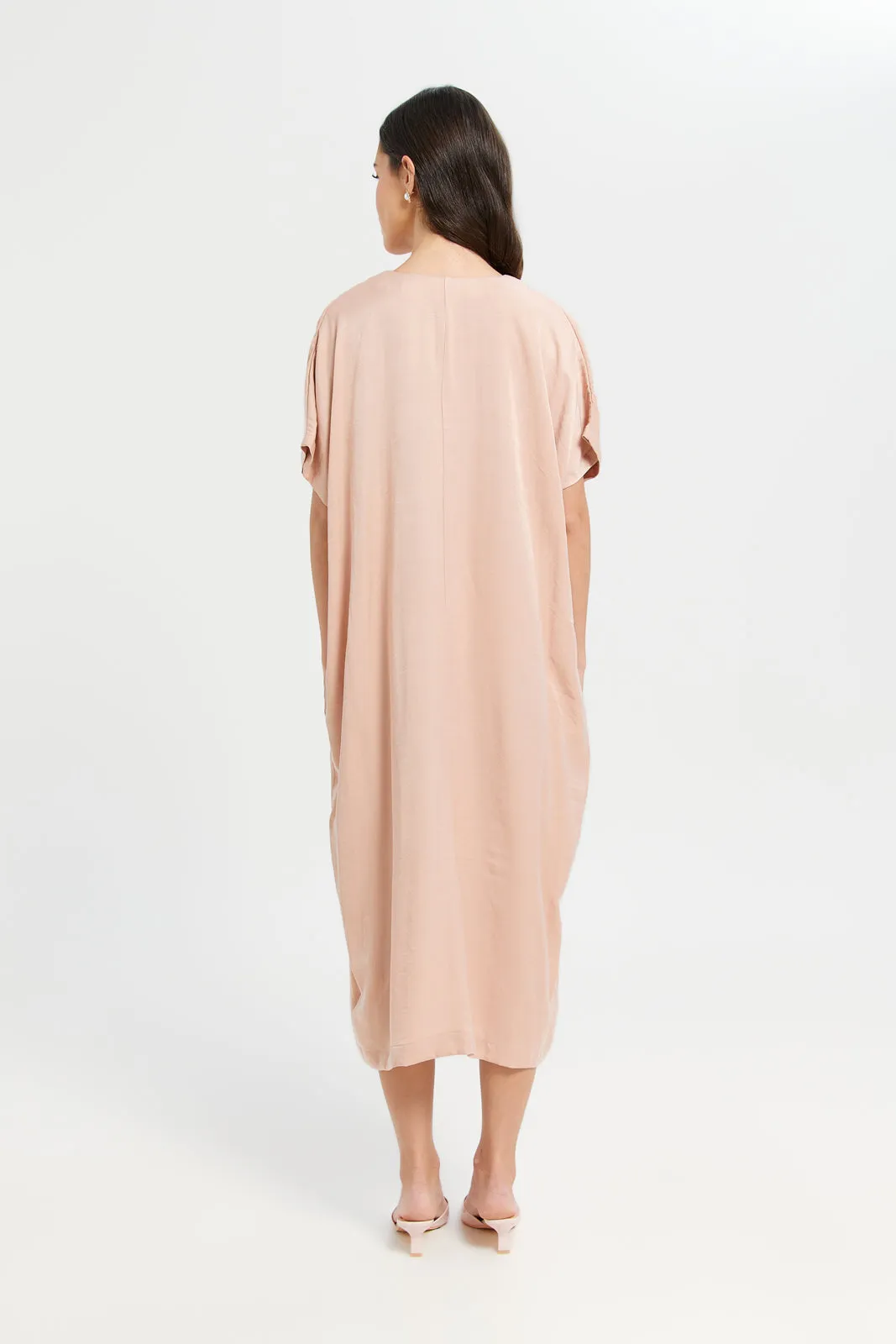 Women Pink Kaftan Dress