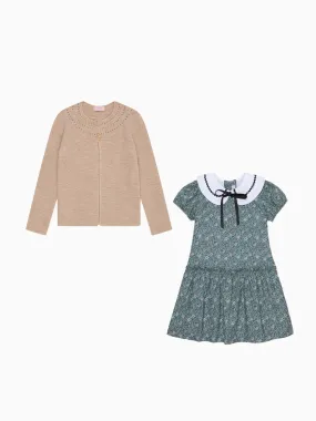 Xana Dress & Rima Cardigan Girl Outfit Bundle